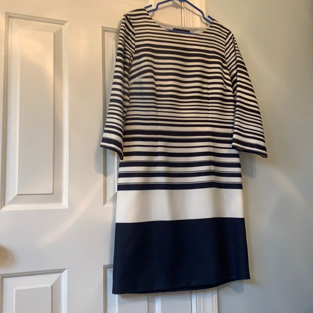 The Limited Blue and white striped dress.